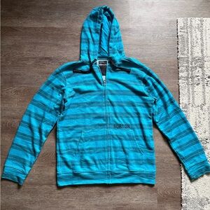 Burton Teal and Black Striped Jacket